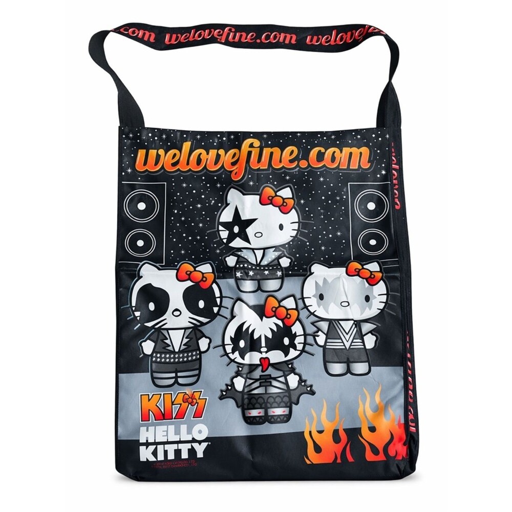 SDCC 2012 Hello Kitty KISS Adventure Time Huge Swag Tote Bag 2-Sided Limited Ed